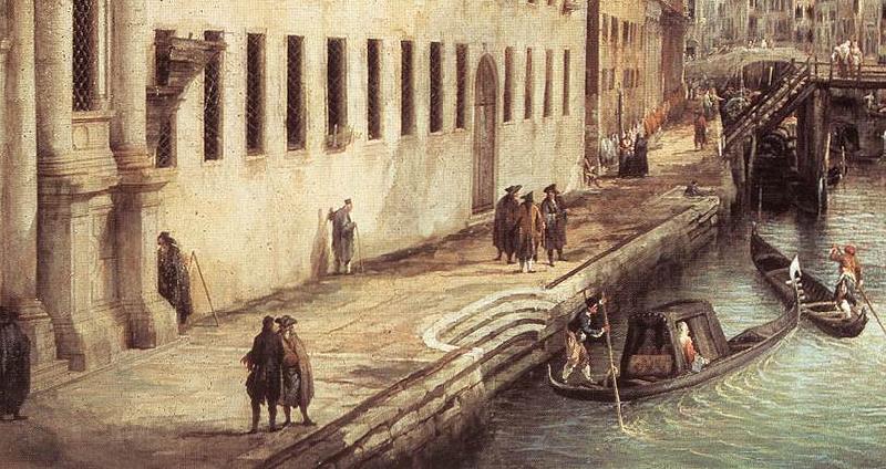 Canaletto Rio dei Mendicanti (detail) s