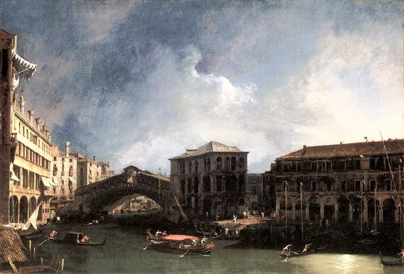 Canaletto The Grand Canal near the Ponte di Rialto sdf