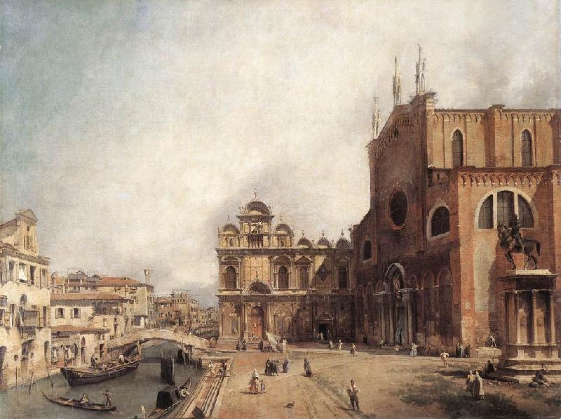 Canaletto Santi Giovanni e Paolo and the Scuola di San Marco fdg