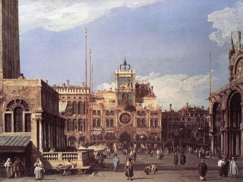 Canaletto Piazza San Marco: the Clocktower f