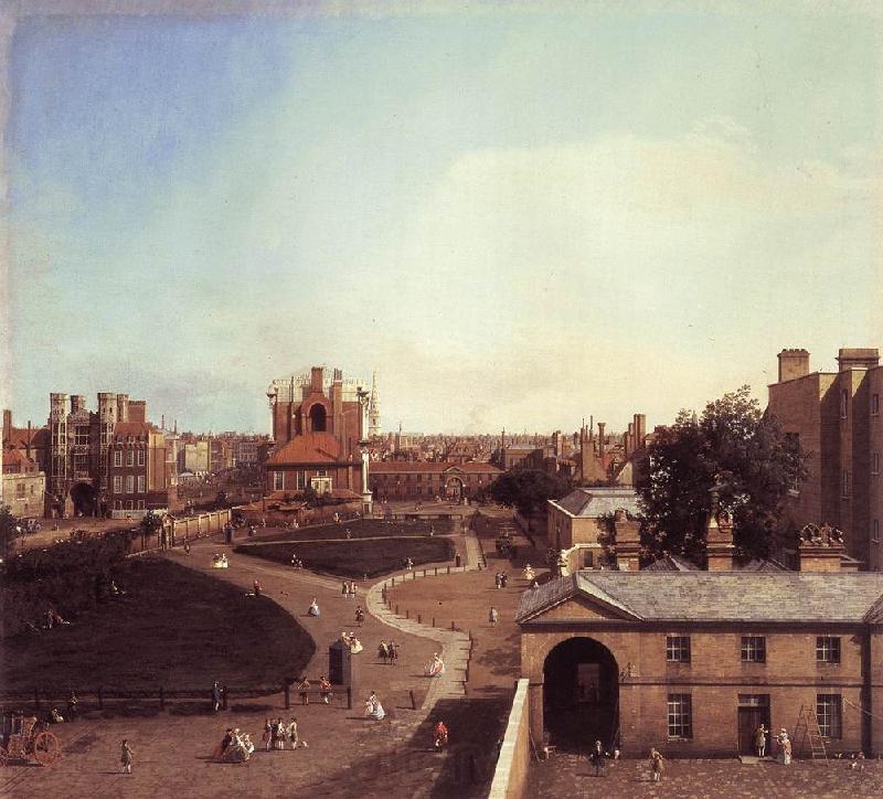Canaletto London: Whitehall and the Privy Garden from Richmond House f