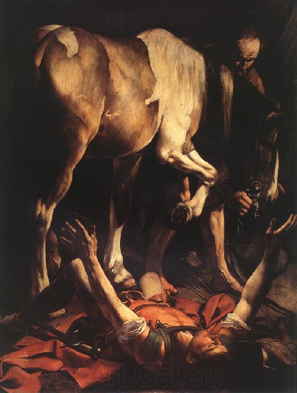 Caravaggio The Conversion on the Way to Damascus fgg