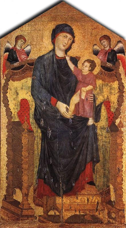 cimabue madonna enthroned with angels. Cimabue Madonna Enthroned with