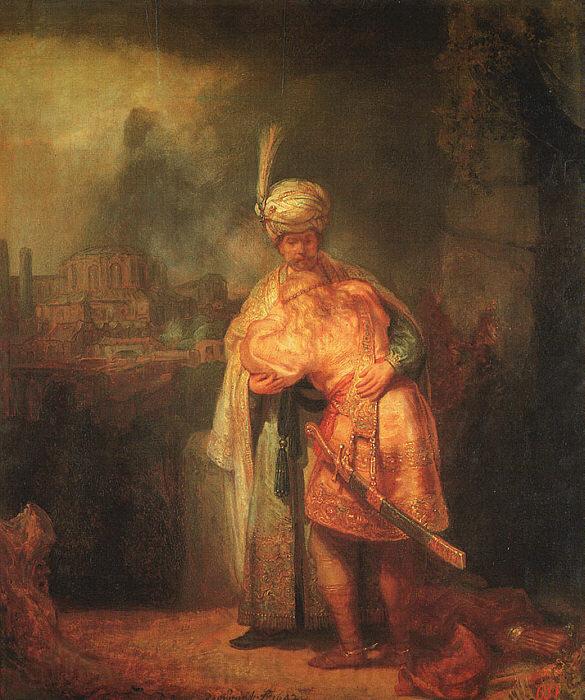 Rembrandt David's Farewell to Jonathan