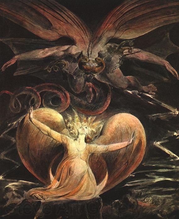 william blake dragon. William Blake The Great Red