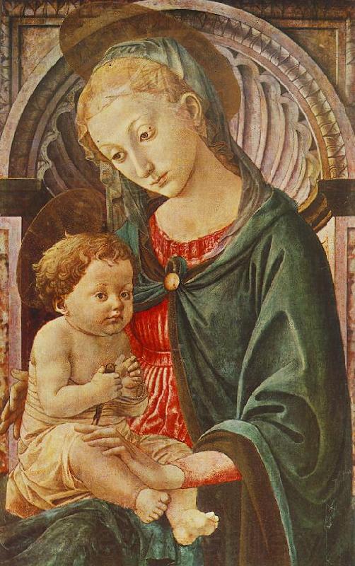 PESELLINO Madonna with Child (detail) fsgf