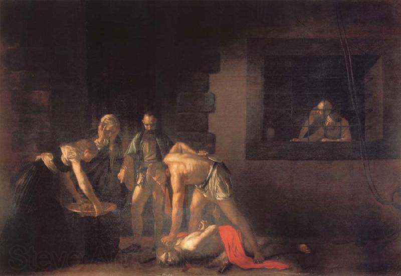 Caravaggio The Beheanding of tst john the baptist