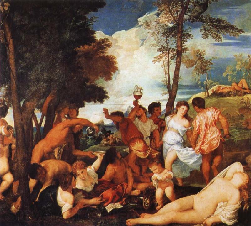 Titian The Bacchanal of the Andrians