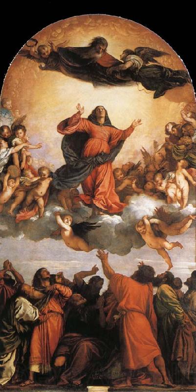 Titian The heaven speed of Maria