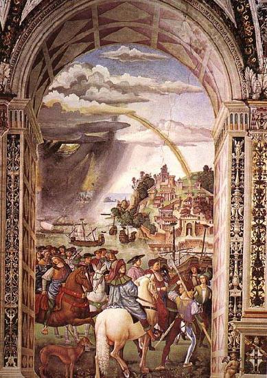 Pinturicchio Aeneas Piccolomini Leaves for the Council of Basle