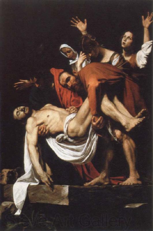 Caravaggio the entombment