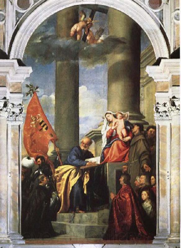 Titian Our Lady of the Pesaro family
