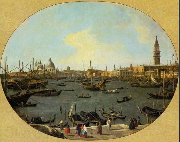 Canaletto Venice Viewed from the San Giorgio Maggiore - Oil on canvas