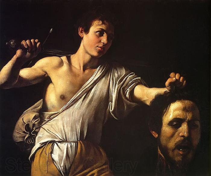 Caravaggio David mit dem Haupt des Goliath