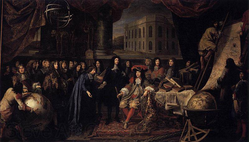 Colbert Presenting the Members of the Royal Academy of Sciences to Louis XIV in 1667 Henri ...