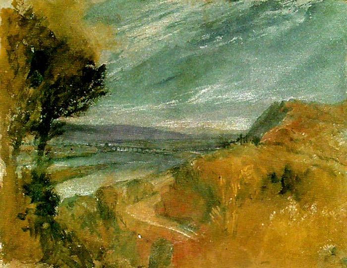 J.M.W.Turner mosel from the hillside at pallien