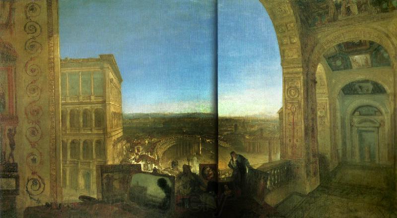 J.M.W.Turner rome from the vatican