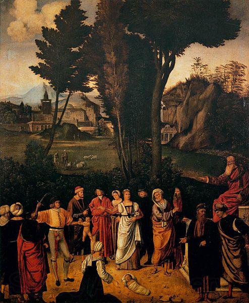 Giorgione The Judgment of Solomon