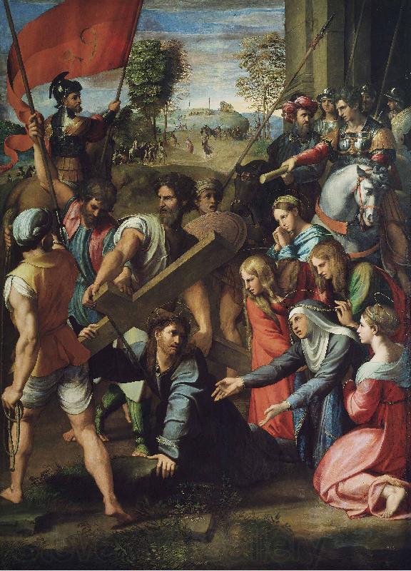 Raphael Christ Falling on the Way to Calvary