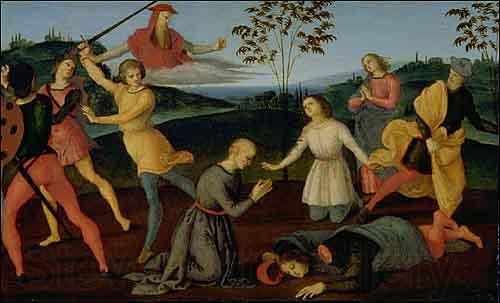 Raphael Jerome Punishing the Heretic Sabinian