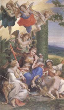 Correggio Allegory of the Virtues (mk05)