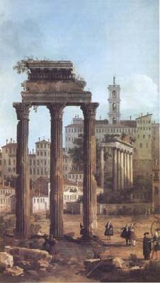 Canaletto Rome Ruins of the Forum looking towards the Capitol (mk25)