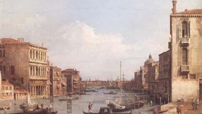 Canaletto The Grand Canal from Campo S Vio towards the Bacino (mk25)