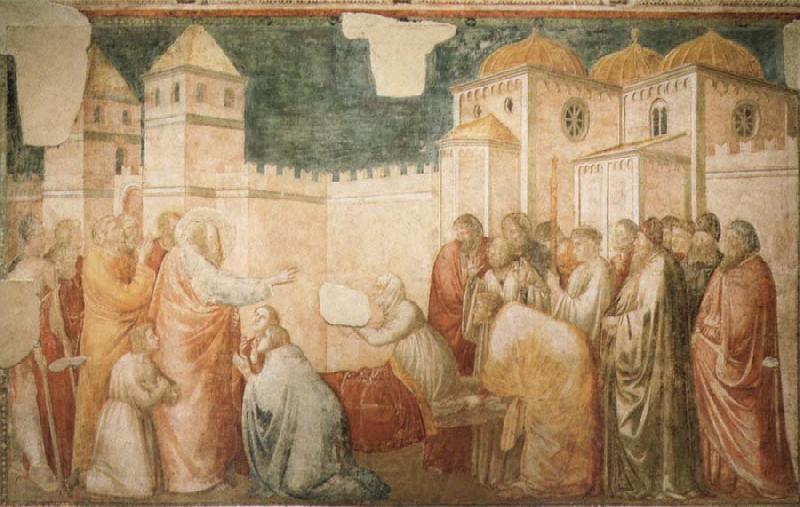 Giotto The Raising of Drusiana,Cappella Peruzzi