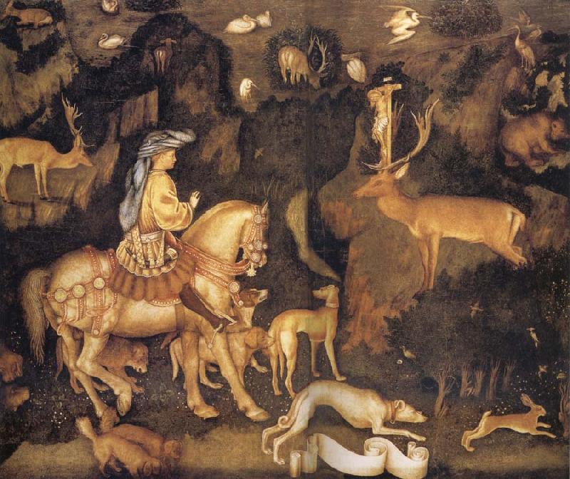 PISANELLO The Vision of St Eustace